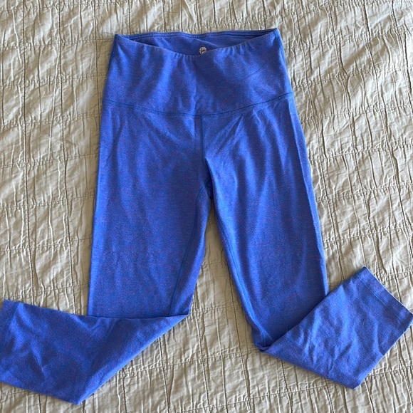 90 Degree By Reflex Pants - Heathered blue size small 90 degree leggings